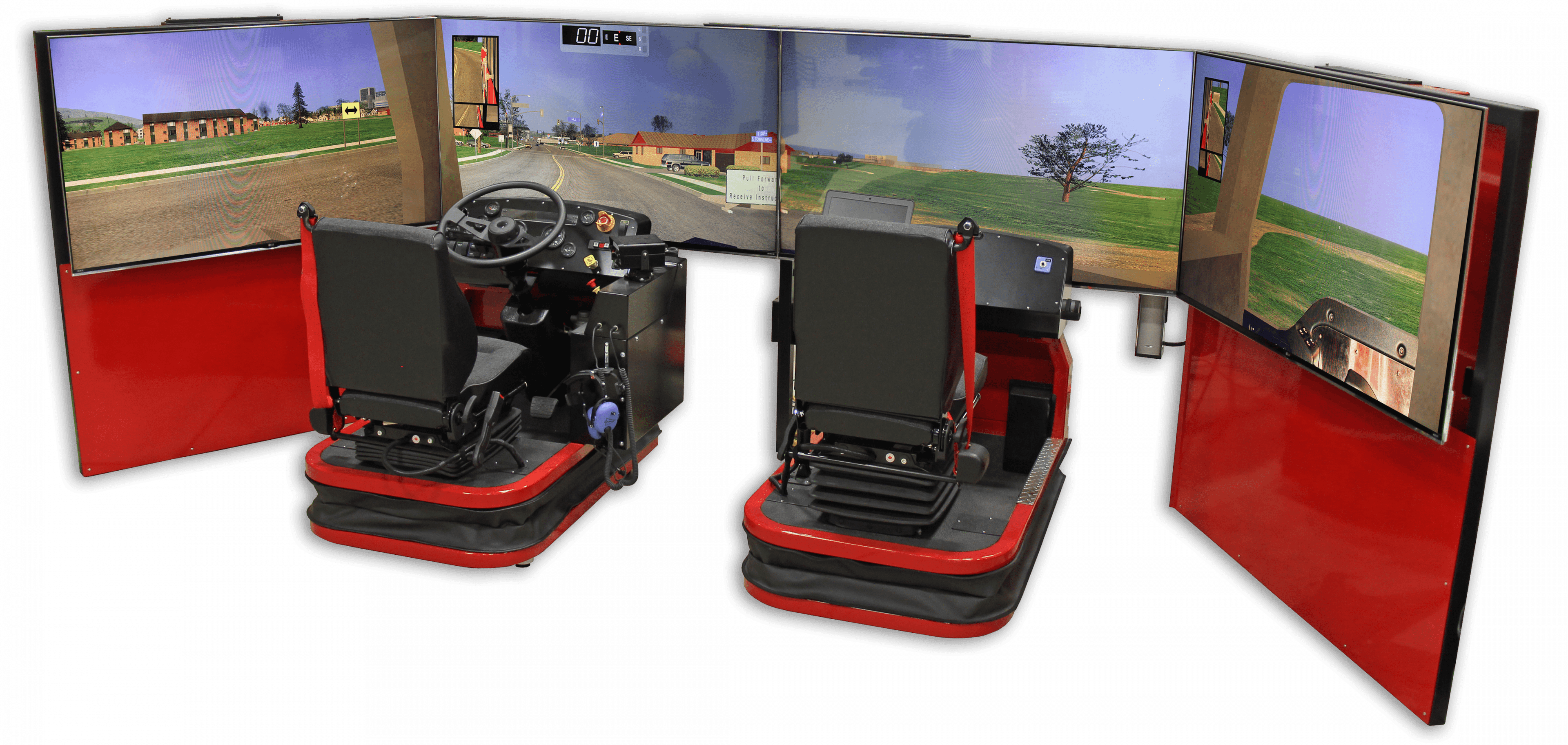Fire Engine Driving Simulation Training ER-1400 Fire Truck Driving Simulator | FAAC