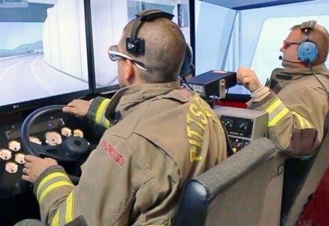Fire Engine Driving Simulation Training Fire Truck Driving Simulators - FAAC