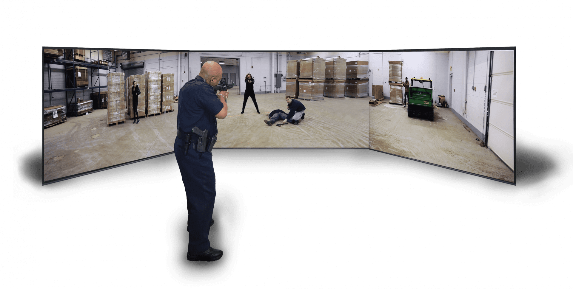 Firearm Training Simulation Background Police Firearm Simulation Training | MILO Range