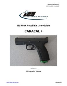 Caracal F Recoil Kit User Guide
