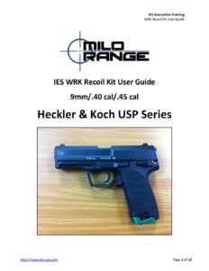 HK USP Recoil Kit User Guide