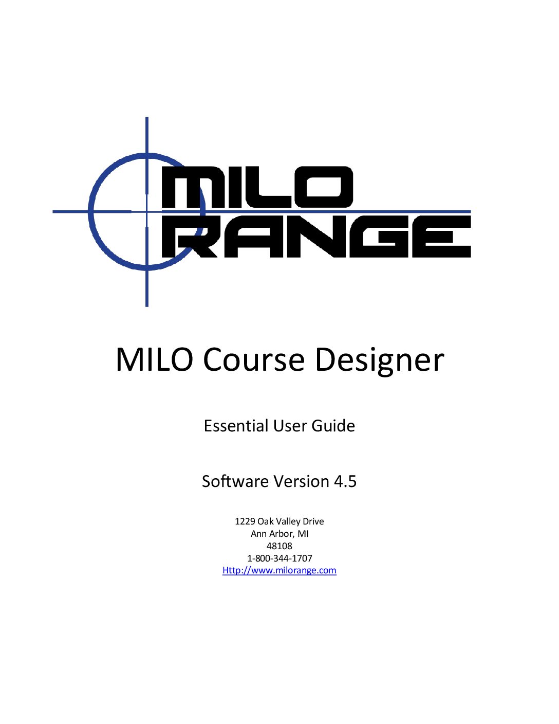 MILO Course Designer v4 – Essential User Guide