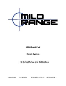 MILO RANGE v4 NP Setup and Calibration