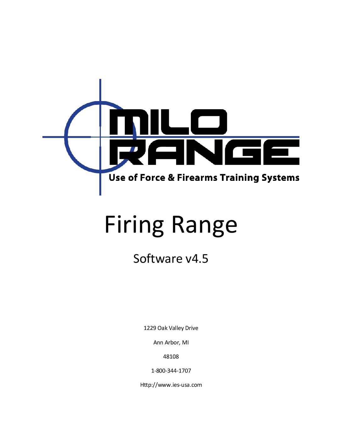 MILO Range – Firing Range User Guide – SPANISH
