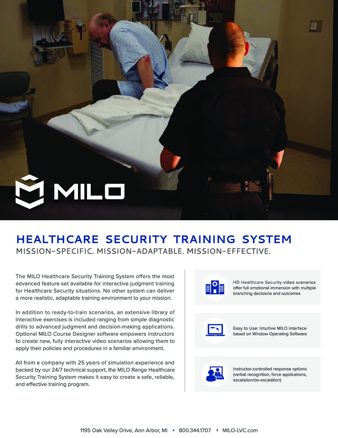 Healthcare security and safety training