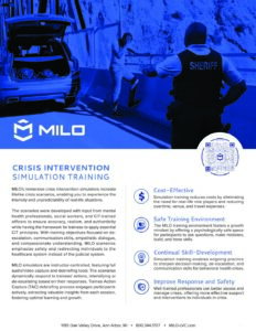 MILO Crisis Intervention Simulation Training